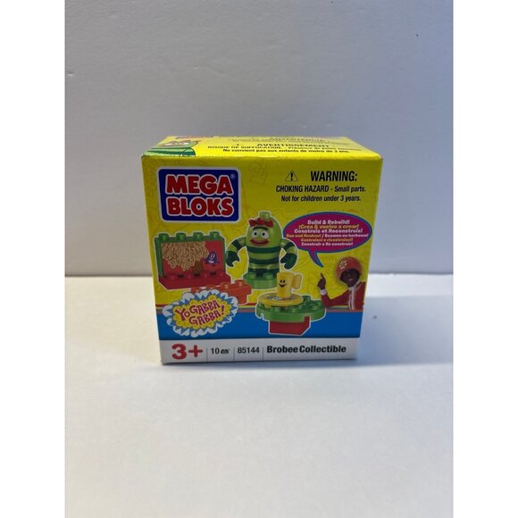 Yo‎ gabba gabba Mega blocks (85144) Brobee Collectible (NEW) 2009 - Picture 1 of 5